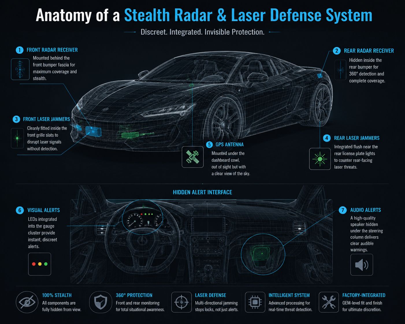 anatomy of a stealth radar and laser defense system